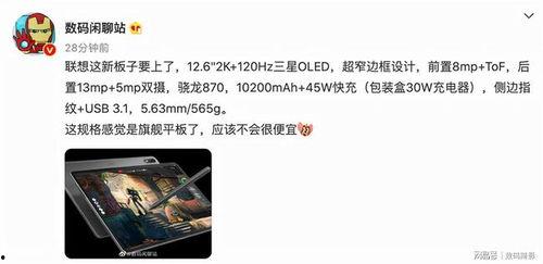 数码闲聊站最新爆料平板,神秘平板即将亮相，颠覆市场格局！
